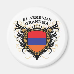 Number One Armenian Grandma Magnet
