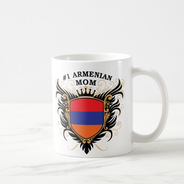 Number One Armenian Mum Coffee Mug (Right)