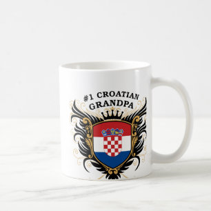 Number One Croatian Grandpa Coffee Mug