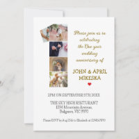 Number One Custom Photo Wedding Anniversary