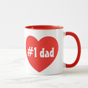 number one dad beker mug