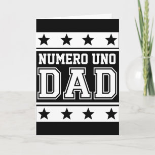 Number One Dad Card