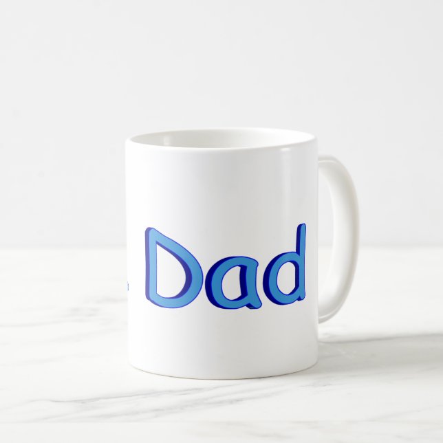 Number One Dad Coffee Mug (Front Right)