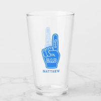 Number One Dad Father's Day Beer Glass Tumbler