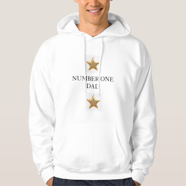 Number One Dad Hoodie (Front)