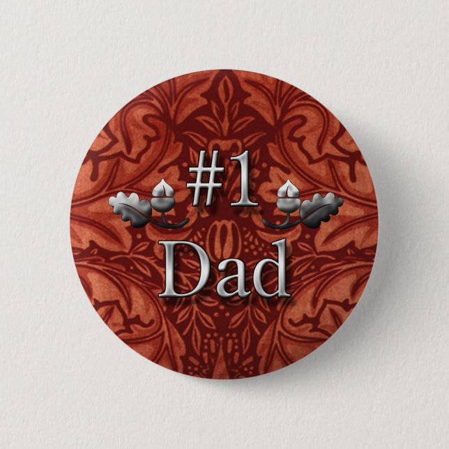 Number One Dad Pin for Father's Day (Front)