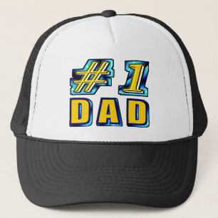Number One Dad Trucker Hat