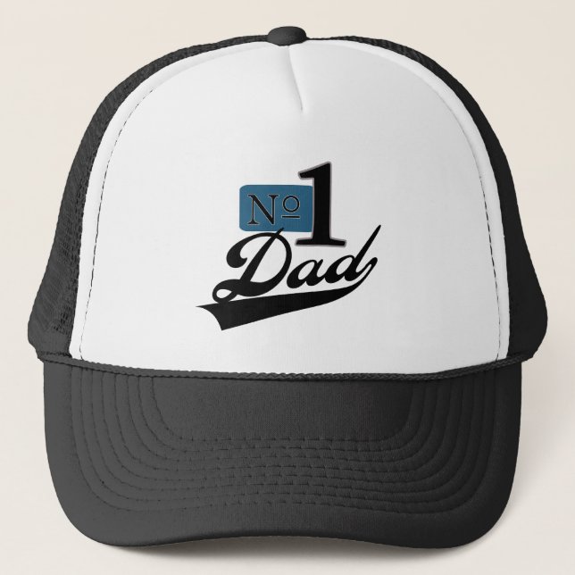 Number One Dad Trucker Hat (Front)