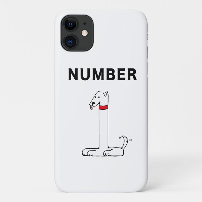 Number One Dog Case-Mate iPhone Case (Back)
