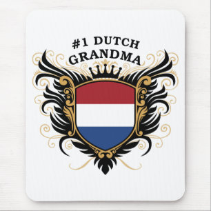 Number One Dutch Grandma Mouse Pad