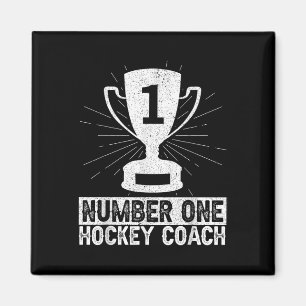 Number One Hockey Coach Ice Hockey Field Hockey Tr Magnet