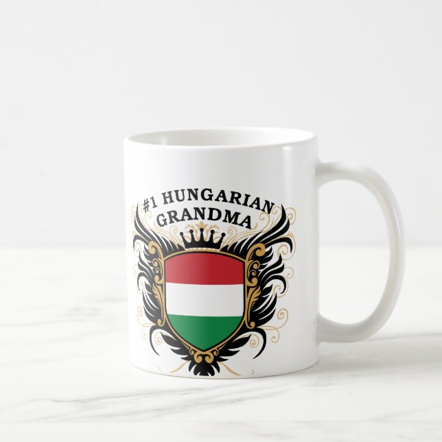 Number One Hungarian Grandma Coffee Mug (Right)