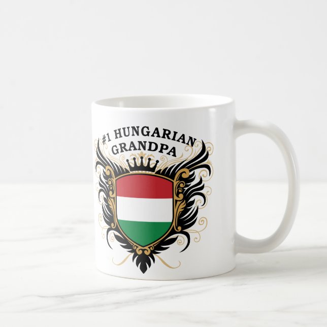 Number One Hungarian Grandpa Coffee Mug (Right)