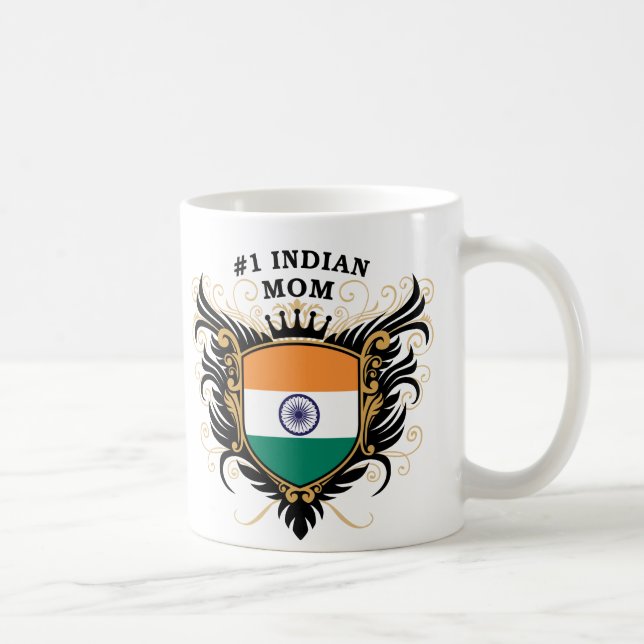 Number One Indian Mum Coffee Mug (Right)