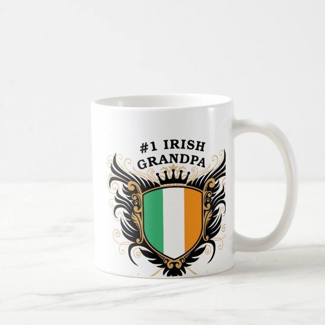 Number One Irish Grandpa Coffee Mug (Right)