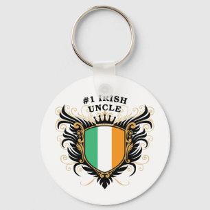 Number One Irish Uncle Key Ring
