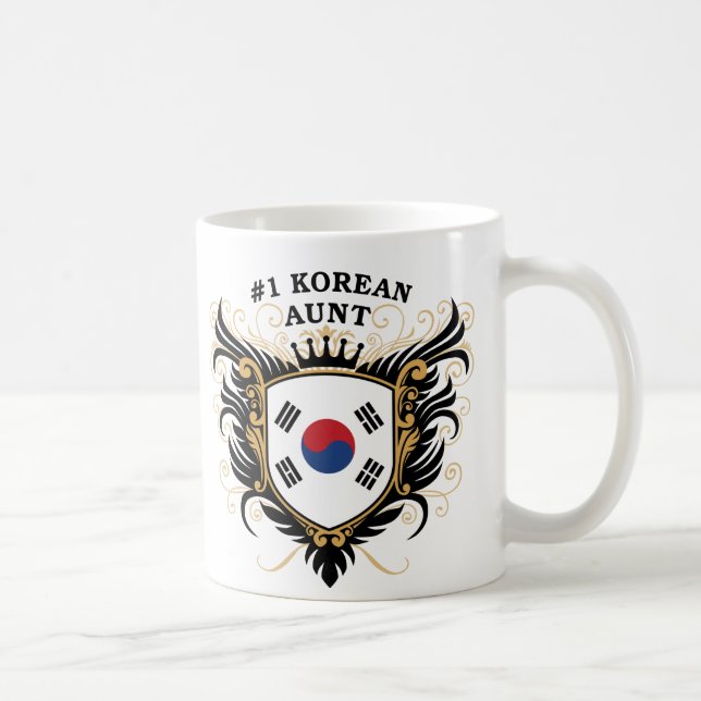 Number One Korean Aunt Coffee Mug (Right)
