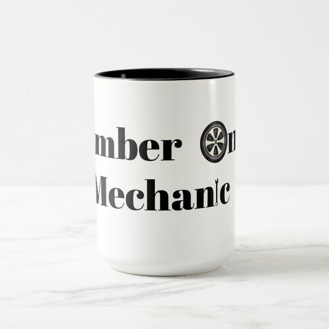 Number One Mechanic Coffee Mug (Center)
