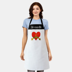 Number One Mum Name Apron   Mother's Day Gift