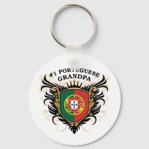 Number One Portuguese Grandpa Key Ring