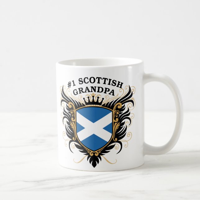 Number One Scottish Grandpa Coffee Mug (Right)