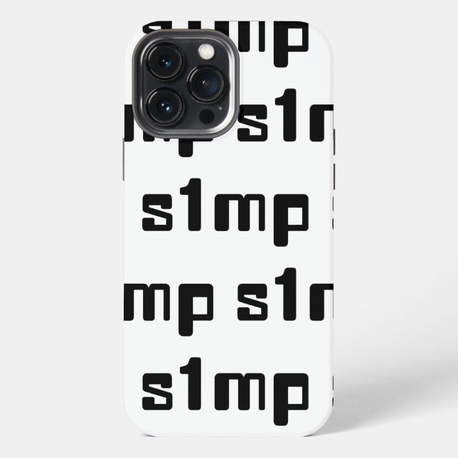 Number One Simp iPhone Case (Back)
