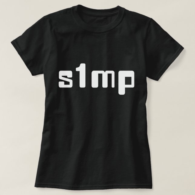 Number One Simp T-Shirt (Design Front)