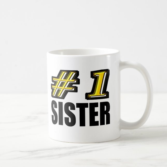 Number One Sister Coffee Mug (Right)