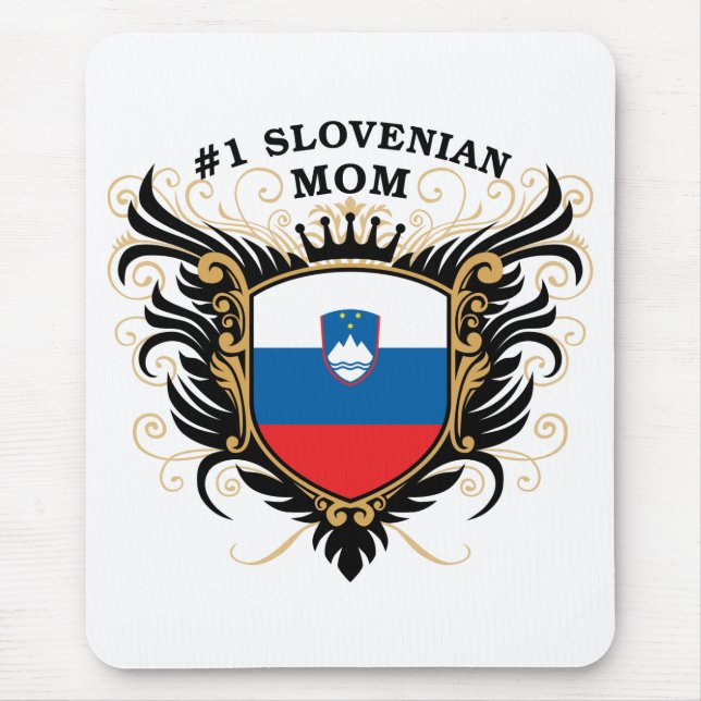 Number One Slovenian Mum Mouse Pad (Front)