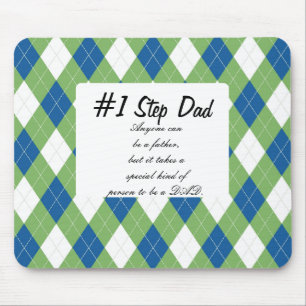 Number One Step Dad Mouse Pad
