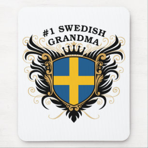 Number One Swedish Grandma Mouse Pad