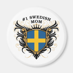 Number One Swedish Mum Magnet