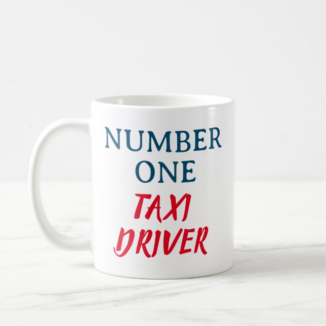 Number One Taxi Driver Coffee Mug (Left)