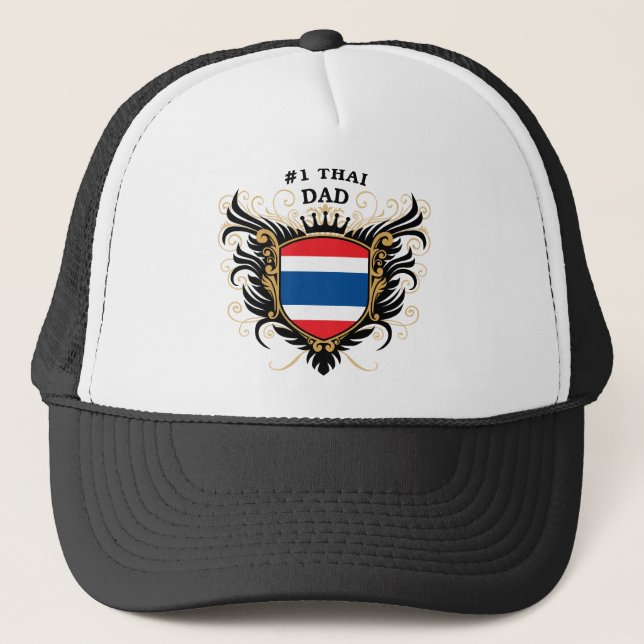 Number One Thai Dad Trucker Hat (Front)