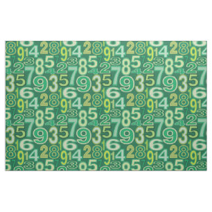 Number Pattern Fabric