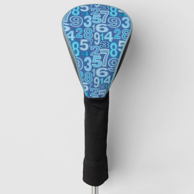 Number Pattern Golf Head Cover (Front)