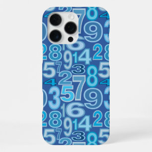 Number Pattern iPhone 16 Pro Max Case
