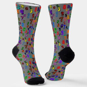 Number Pattern Socks