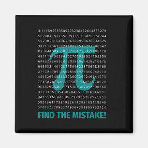 Number Pi Math Saying With Number Pi Find The Mist Magnet