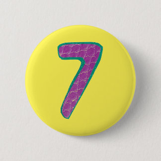 Number Seven Button