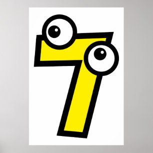 Number Seven Poster