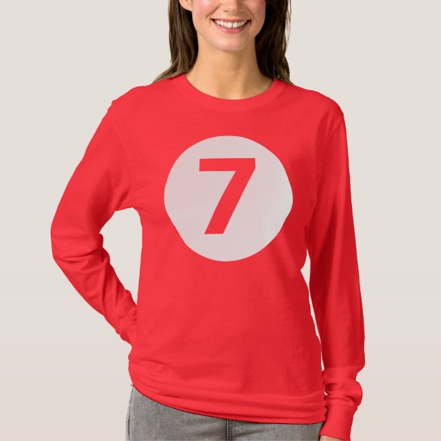 Number seven T-Shirt (Front)