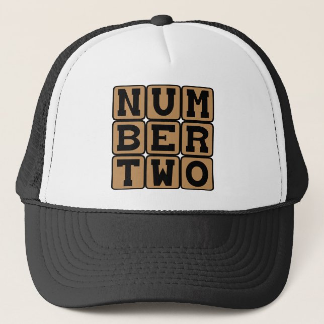 Number Two, Runner-Up Trucker Hat (Front)