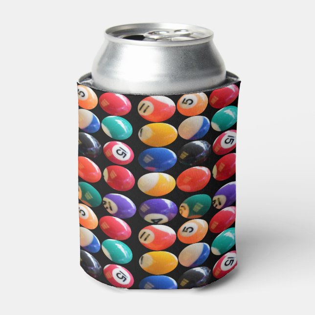 Numbered And Coloured Eightballs, Can Cooler (Can Front)