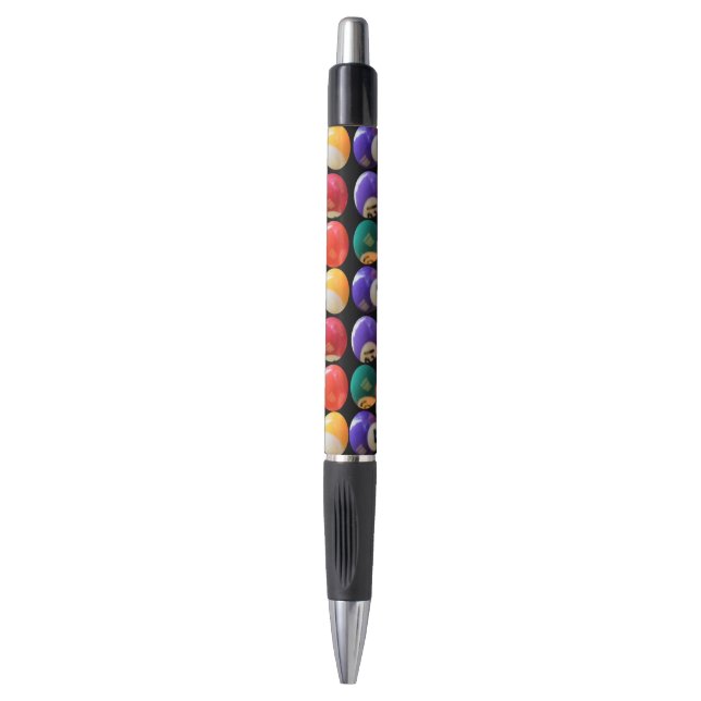 Numbered And Coloured Eightballs, Pen (Front Vertical)