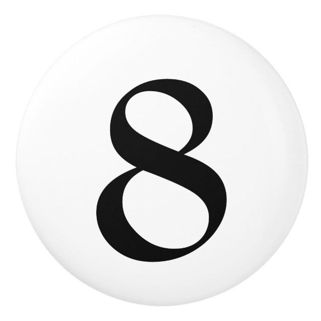 Numbered drawer pulls (Front)