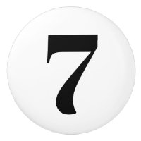 Numbered drawer pulls