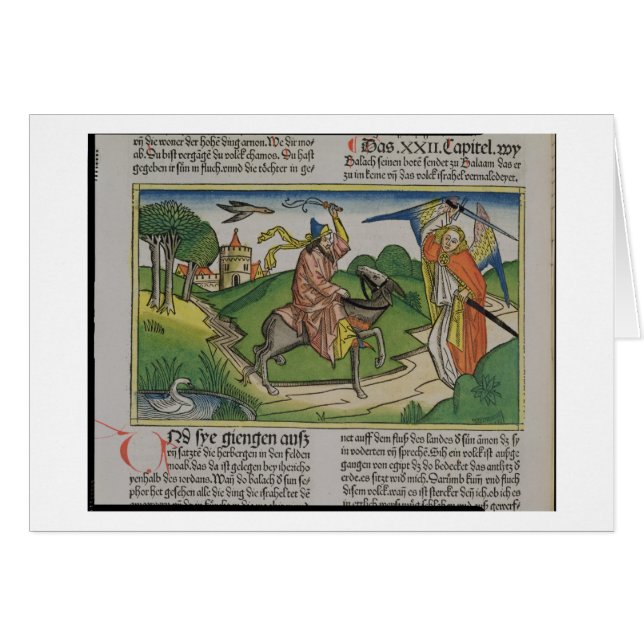 Numbers 22 20-35 Balaam's talking ass, from the 'N (Front Horizontal)