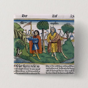 Numbers 2 The camp assignments of the Israelites, 15 Cm Square Badge
