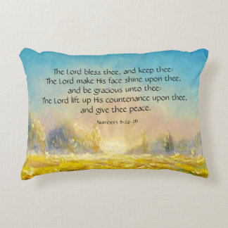 Numbers 6:24-26  decorative cushion